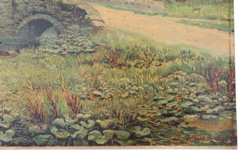 fig 1. Antique oil painting Robert Finlay McIntyre