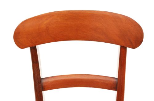 MATCHED SET OF EIGHT MAHOGANY KITCHEN DINING CHAIRS - ADDITIONAL PHOTO 7