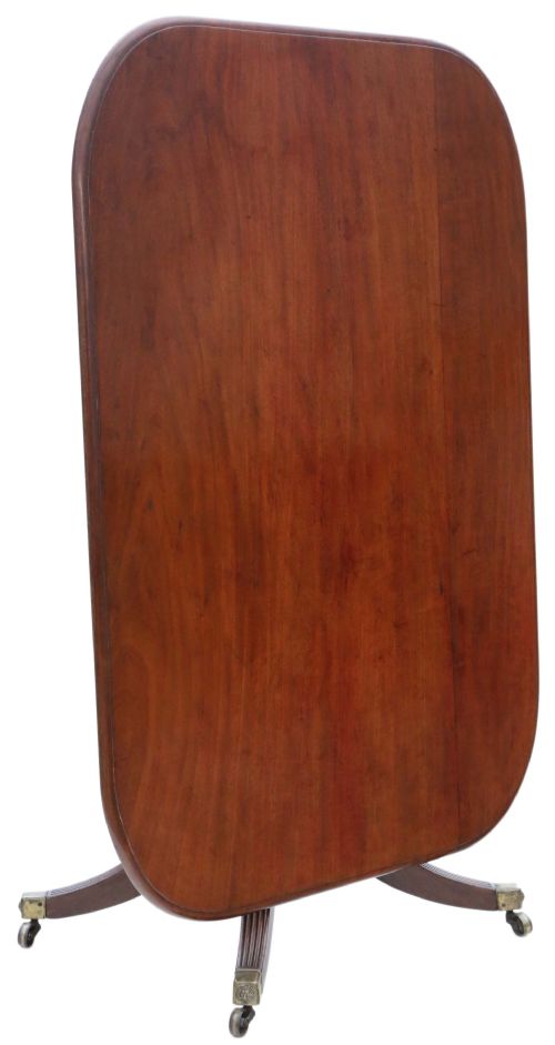 REGENCY MAHOGANY TILT TOP LOO TABLE