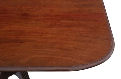REGENCY MAHOGANY TILT TOP LOO TABLE - ADDITIONAL PHOTO 6