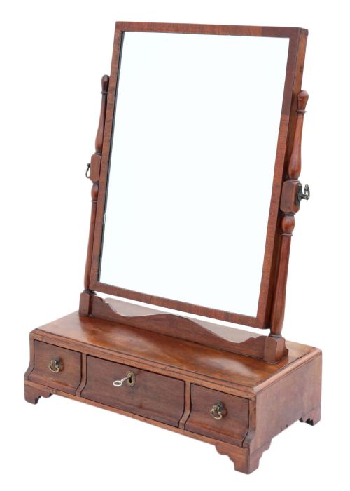 Georgian Mahogany Dressing Table Swing Mirror