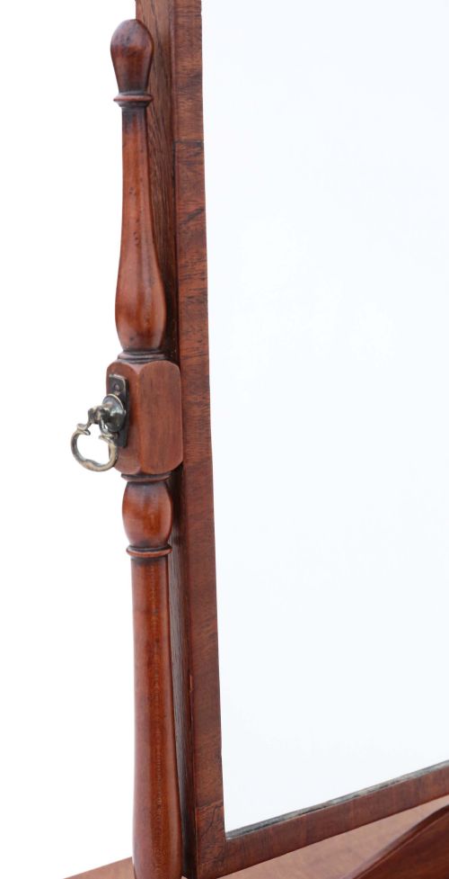 fig 2. Georgian mahogany dressing table swing mirror