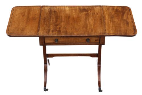 fig 1. Regency small mahogany sofa table