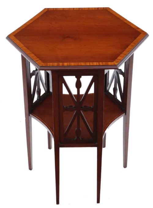 Edwardian Inlaid Mahogany Occasional Table