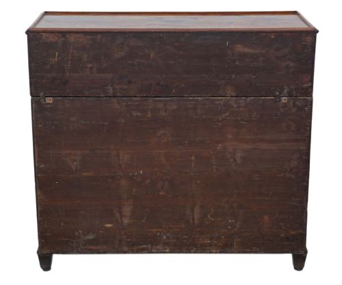 19TH CENTURY MAHOGANY CAMPAIGN CHEST OF DRAWERS - ADDITIONAL PHOTO 9