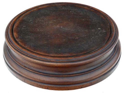 Antique Oriental Japanese Large Fine Quality Mahogany Jardinière Planter Pedestal Stand 19th Century