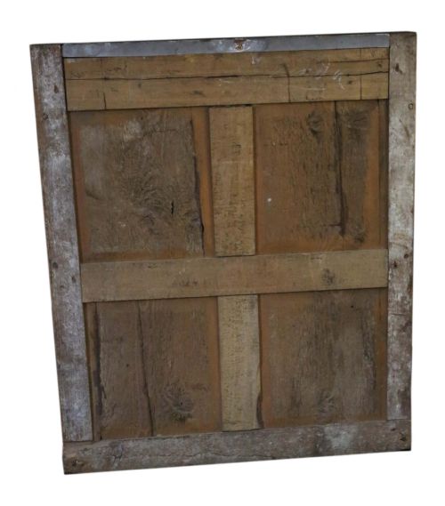 ANTIQUE LARGE QUALITY FRENCH WHITECREAM OVERMANTLE MIRROR 19TH CENTURY - ADDITIONAL PHOTO 8