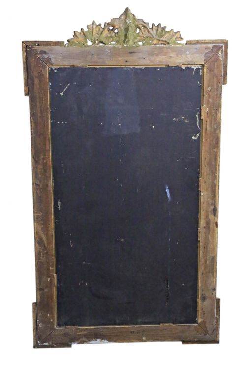 ANTIQUE LARGE QUALITY 19TH CENTURY GILT OVERMANTLE MIRROR - ADDITIONAL PHOTO 9