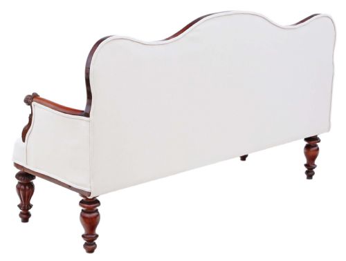 fig 2. Antique very fine quality Pair of 19th Century mahogany sofas