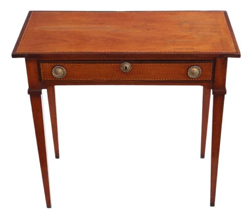 fig 1. Georgian inlaid mahogany writing table