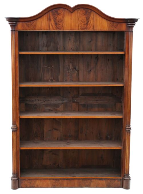 Antique Large Fine Quality 19th Century Mahogany Bookcase C1870
