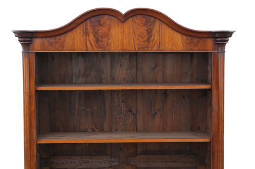 fig 1. Antique large fine quality 19th Century mahogany bookcase C1870