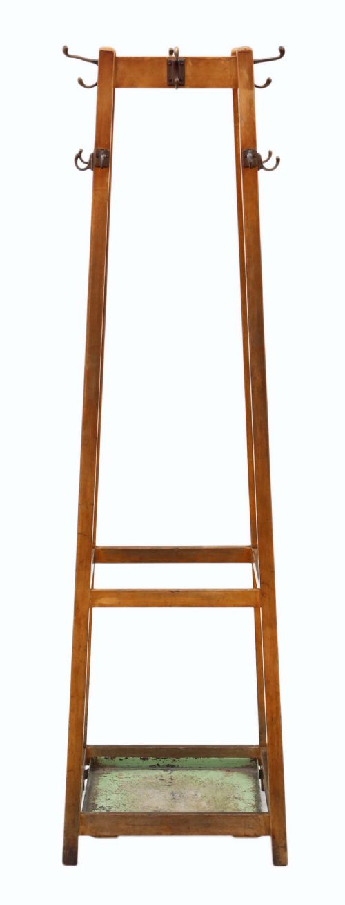 fig 1. Antique quality early 20th Century hall coat stand C1930