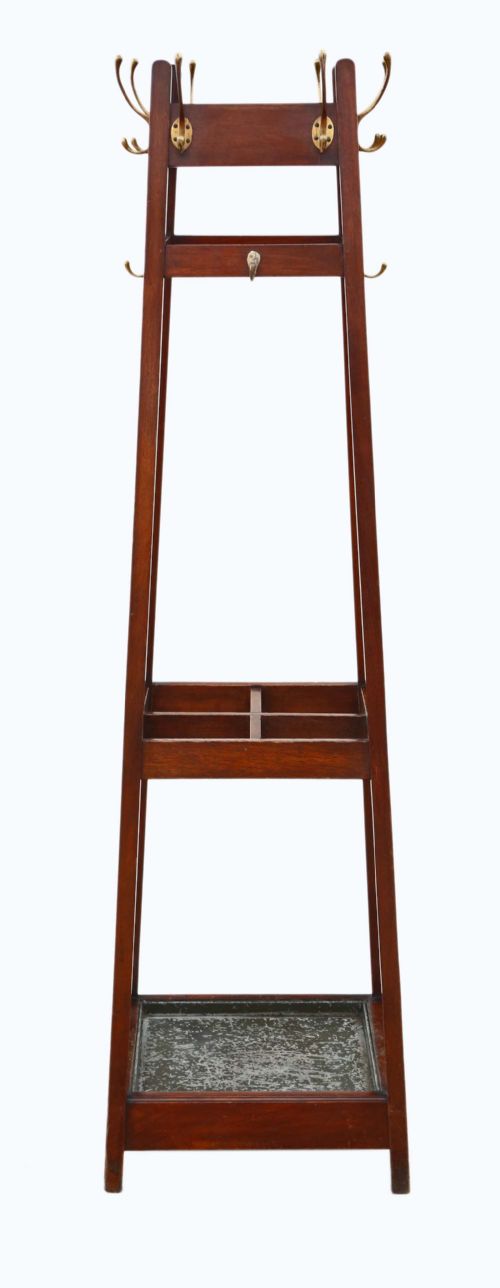 fig 1. Antique quality late Victorian hall coat stand C1900