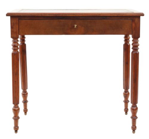 fig 1. Antique quality mahogany writing table C1900