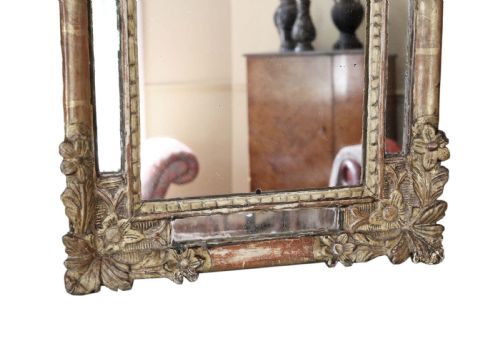 fig 1. Antique quality gilt overmantle wall mirror early 19th Century