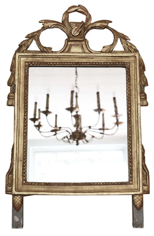 Antique Quality Early 19th Century Gilt Overmantle Wall Mirror