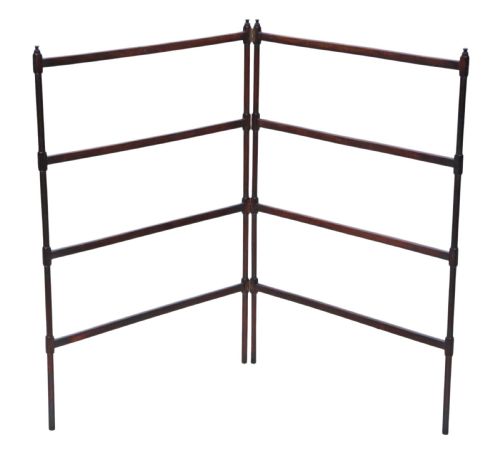 Antique Quality Georgian 19th Century Mahogany Clothes Horse Stand