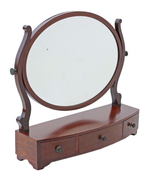 Antique Fine Quality Dressing Table Swing Mirror C1880
