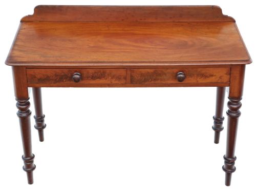 Antique Quality 19th Century Mahogany Writing and Dressing Table