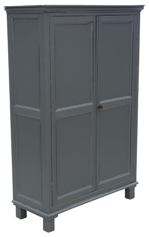 fig 2. Antique quality 19th Century painted housekeeper's larder cupboard