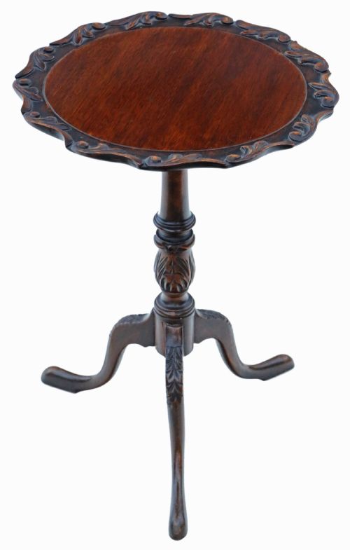 Antique Fine Quality Georgian Revival Wine Table C1910 Mahogany