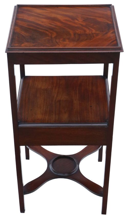 ANTIQUE QUALITY MAHOGANY BEDSIDE TABLE GEORGIAN 19TH CENTURY - ADDITIONAL PHOTO 3