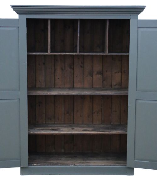 fig 1. Antique quality painted housekeeper's larder cupboard 19th Century
