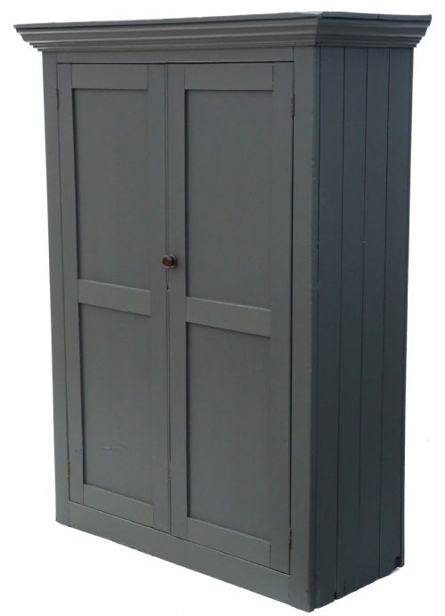 fig 2. Antique quality painted housekeeper's larder cupboard 19th Century