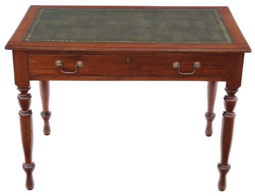 Antique Late 19th Century Mahogany Writing Table