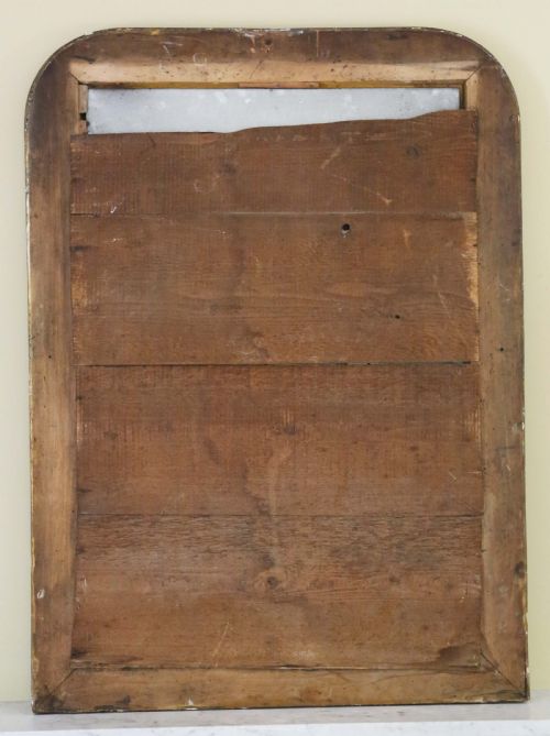 ANTIQUE LARGE 19TH CENTURY QUALITY GILT OVERMANTLE WALL MIRROR - ADDITIONAL PHOTO 4