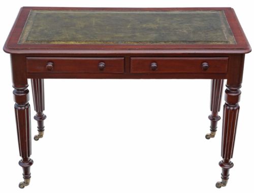 Antique Fine Quality 19th Century Edwards and Roberts Mahogany Writing Table