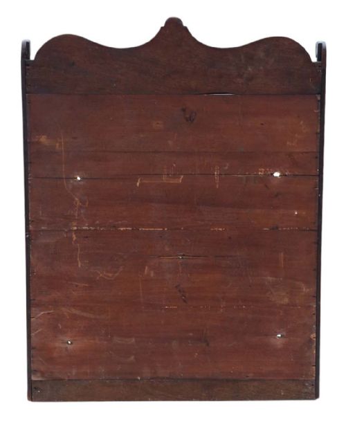 fig 1. Antique quality 19th Century mahogany bookcase shelves floor or wall