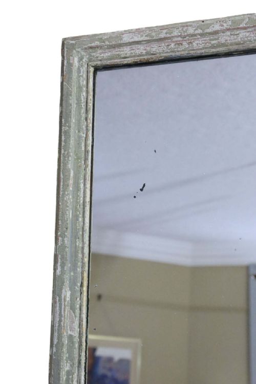 ANTIQUE LARGE PAINTED OVERMANTLE OR WALL MIRROR FROM THE 19TH CENTURY - ADDITIONAL PHOTO 3