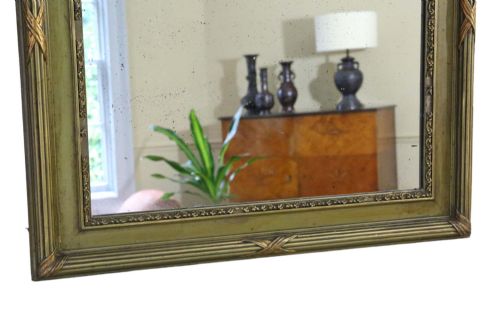 ANTIQUE LARGE GILT OVERMANTLE WALL MIRROR C1900 FINE QUALITY - ADDITIONAL PHOTO 3