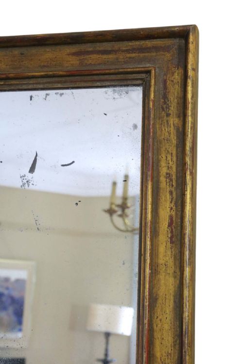 fig 2. Antique 19th Century fine quality large gilt overmantle wall mirror