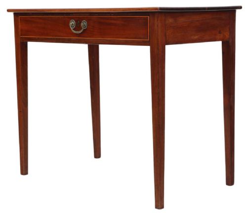 fig 2. Antique Fine Quality C1800 Inlaid Mahogany Writing table
