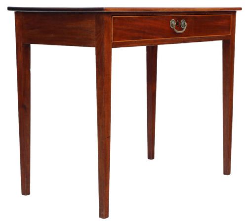 fig 3. Antique Fine Quality C1800 Inlaid Mahogany Writing table