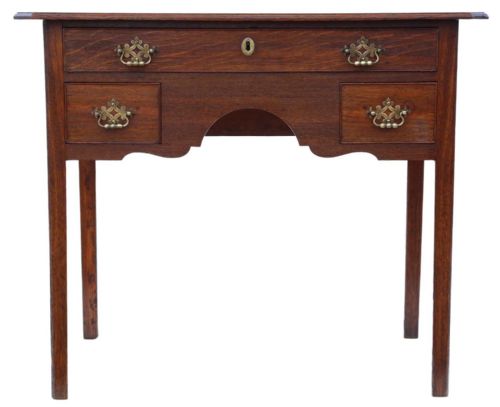 Fine Quality Antique 19th Century Oak Large Bedside Dressing Table