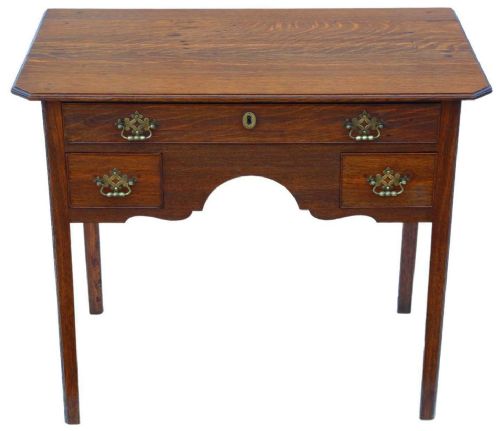 fig 1. Fine Quality Antique 19th Century Oak large bedside dressing table