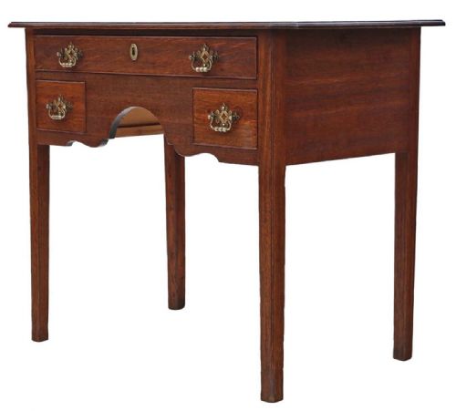 fig 3. Fine Quality Antique 19th Century Oak large bedside dressing table