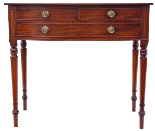 Fine Quality Antique 19th Century Georgian Mahogany Large Dressing Bedside Table