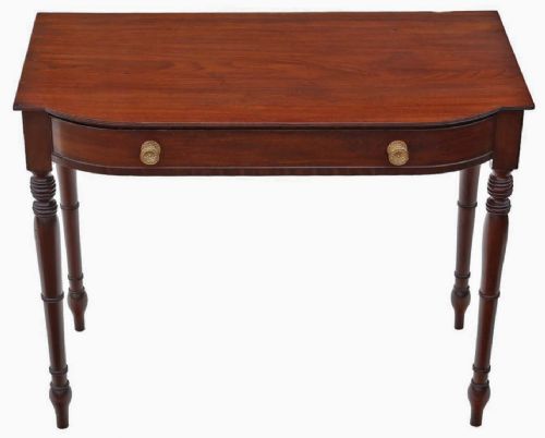 Fine Quality Antique Regency Mahogany Writing Table - C1825