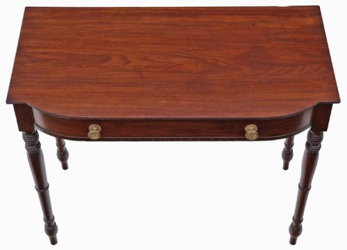 fig 1. Fine Quality Antique Regency Mahogany Writing Table - C1825