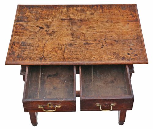 HIGHQUALITY ANTIQUE OAK WRITING TABLE EARLY 18TH CENTURY - ADDITIONAL PHOTO 4