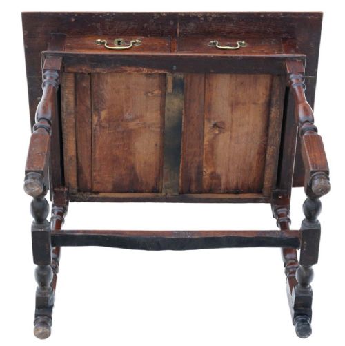 HIGHQUALITY ANTIQUE OAK WRITING TABLE EARLY 18TH CENTURY - ADDITIONAL PHOTO 9