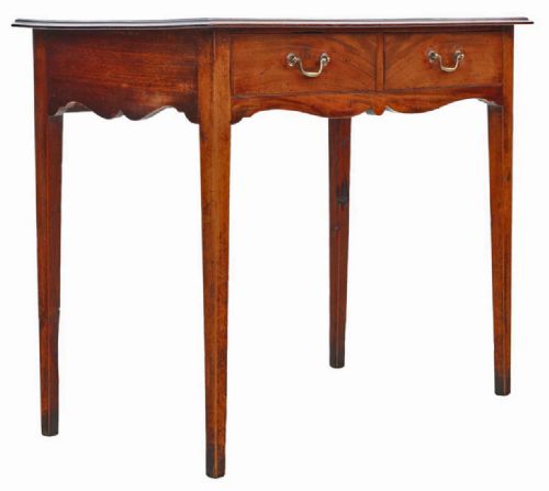 fig 2. Fine Quality Antique Mahogany Writing Table - Early 19th Century