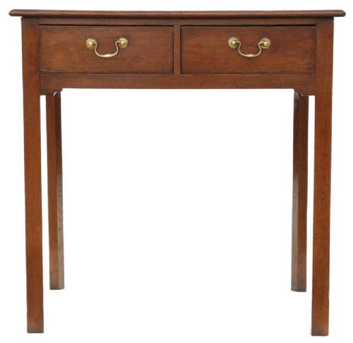 FINE QUALITY ANTIQUE OAK WRITING TABLE 19TH CENTURY - ADDITIONAL PHOTO 1