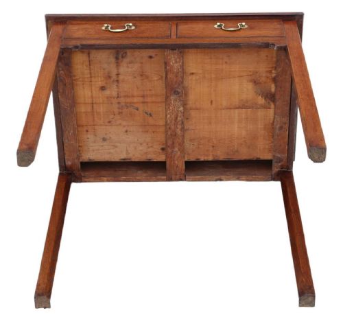 FINE QUALITY ANTIQUE OAK WRITING TABLE 19TH CENTURY - ADDITIONAL PHOTO 6