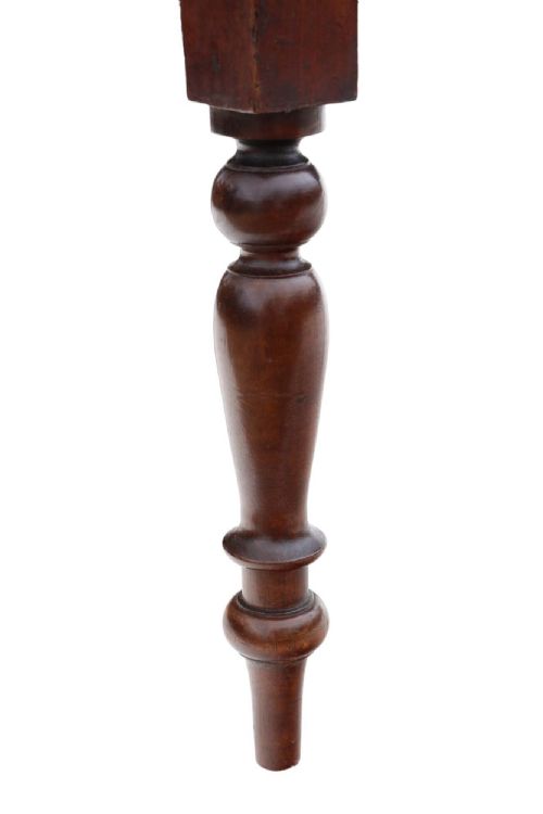 FINE QUALITY ANTIQUE PAIR OF 19TH CENTURY MAHOGANY SCROLL ARM ELBOW CARVER CHAIRS - ADDITIONAL PHOTO 5